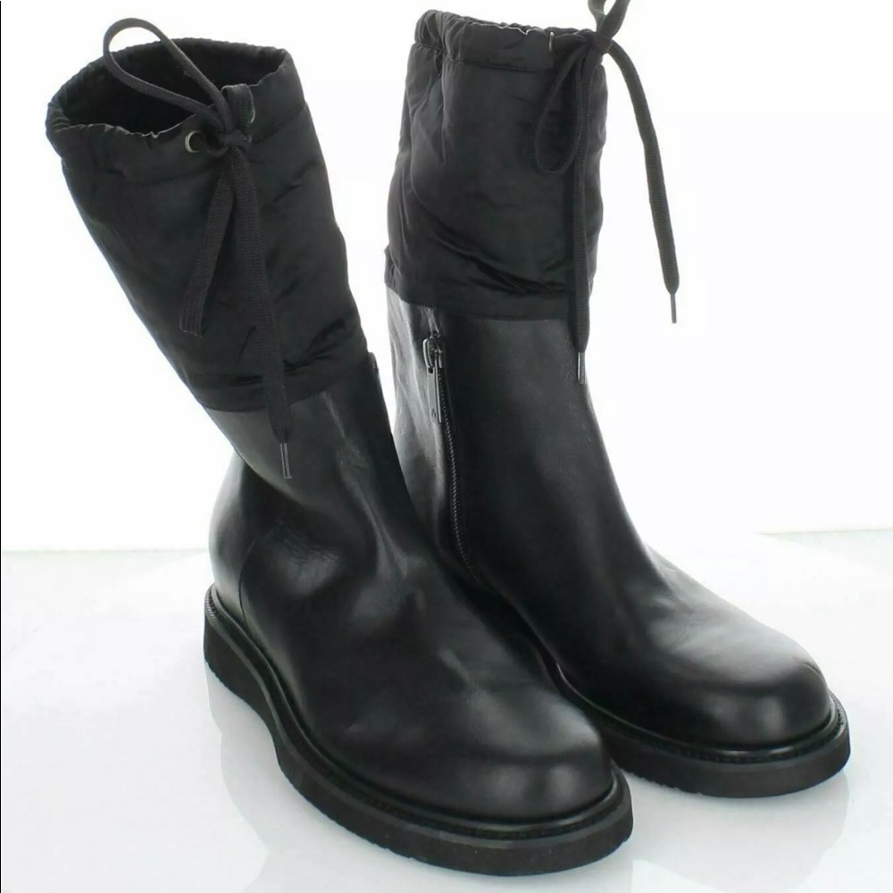 NWOB $595 NEW Aquatalia Camillia Weatherproof Wedge Boot-Size 7.5